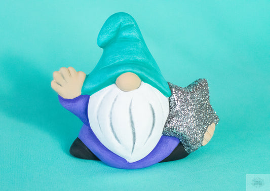 New Year Gnome | Wizard Cake Topper | Magical Garden Gnome